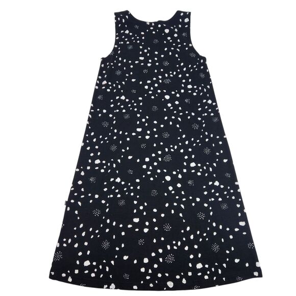 RATIA‎ Dress Womens Extra Small Black White Sleeveless A-Line Polka Dot Pattern - Picture 2 of 10